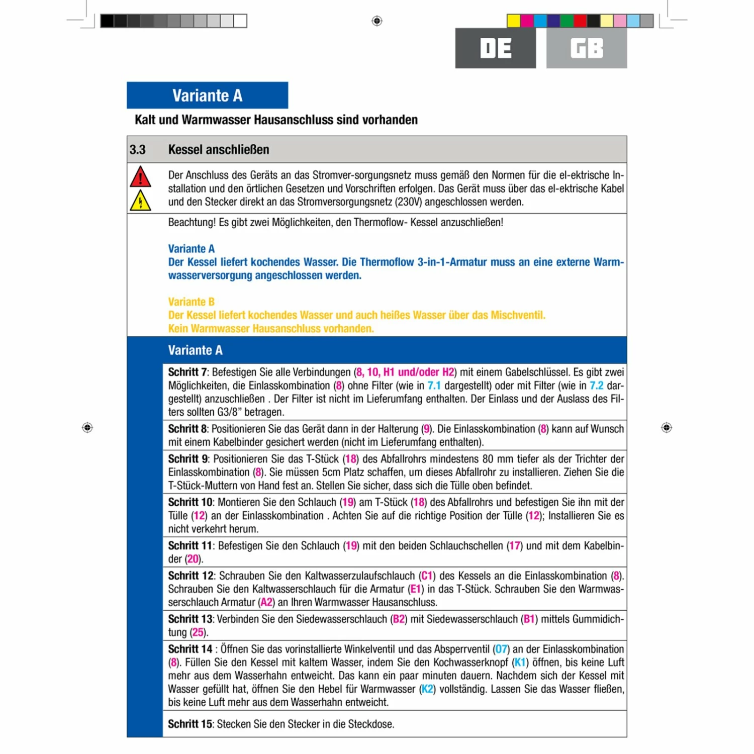 Kochendwasser-Armatur THERMOFLOW 100R - rund - 5 Liter 10 Kochendwasser-Armatur THERMOFLOW 100R - rund - 5 Liter – Bild 10