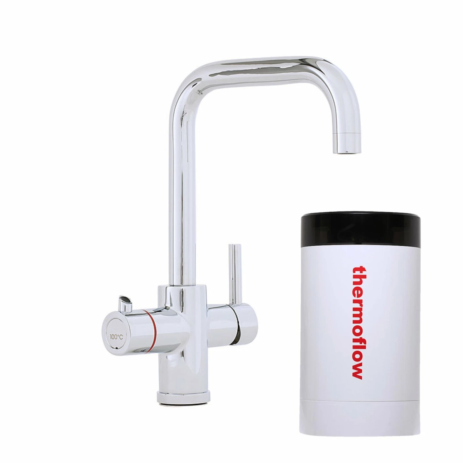Kochendwasser-Armatur THERMOFLOW 100E - eckig - 5 Liter 1 Kochendwasser-Armatur THERMOFLOW 100E - eckig - 5 Liter