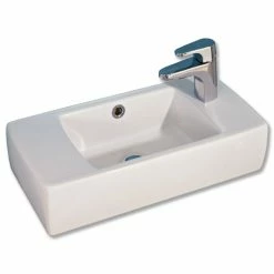 Keramikwaschtisch - weiß - 120 cm breit