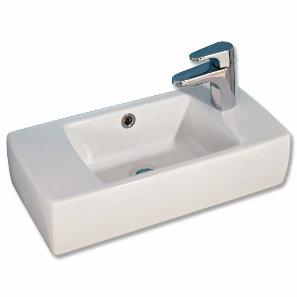 Keramikwaschtisch - weiß - 120 cm breit 1 Keramikwaschtisch - weiß - 120 cm breit