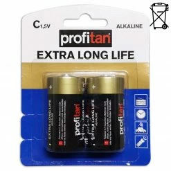 profitan 2er-Pack C Baby-Batterien - LR14 - extra long life