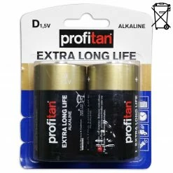 profitan 2er-Pack Mono-Batterien - LR20 - extra long life