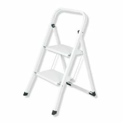 Klapptritt - weiß - klappbar