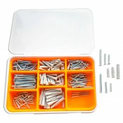 Schrauben-Dübelsortiment - 270 Teile