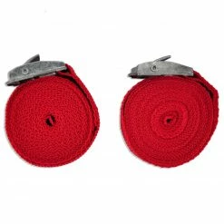 CleverPick Spanngurt-Set - rot-schwarz - 250 cm