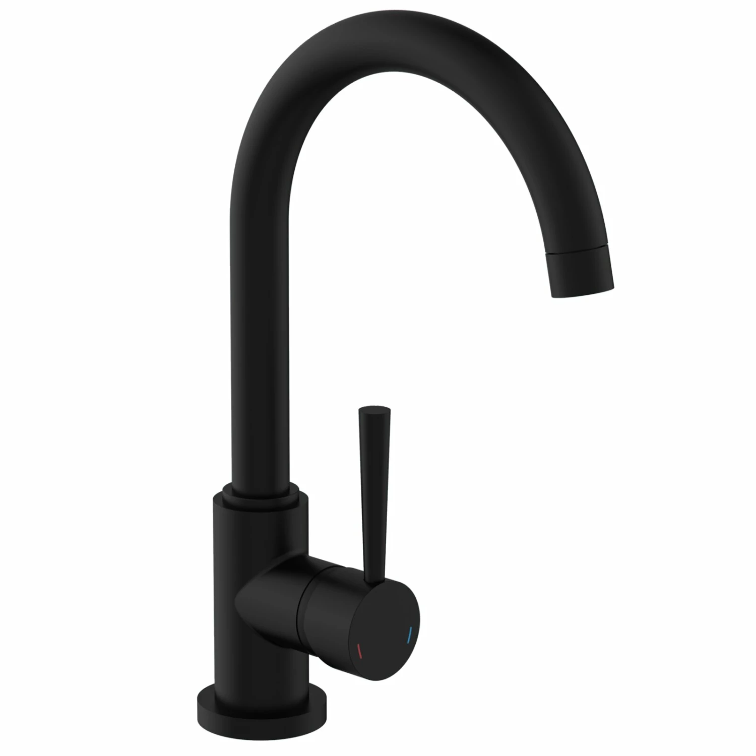 Küchenarmatur - schwarz matt - Hochdruck - schwenkbar 1 Küchenarmatur - schwarz matt - Hochdruck - schwenkbar