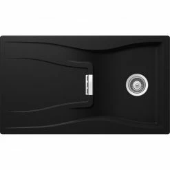 Einbauspüle - Cristadur® - schwarz - Unterschränke ab 45 cm