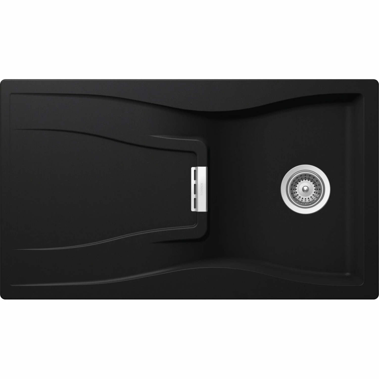 Einbauspüle - Cristadur® - schwarz - Unterschränke ab 45 cm 1 Einbauspüle - Cristadur® - schwarz - Unterschränke ab 45 cm