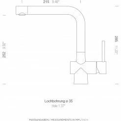 Küchenarmatur - puro schwarz - Hochdruck -Baumarkt Verkaufsgeschäft 1302005200 03 1600Wx1600H