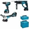 MAKITA Akku-Spezialset DLX3093TJ - blau - 18 Volt