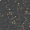 Vliestapete - schwarz-gold - Metallics Gold - 10 Meter