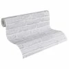 Vliestapete BRICK - Stein grau - 10 Meter