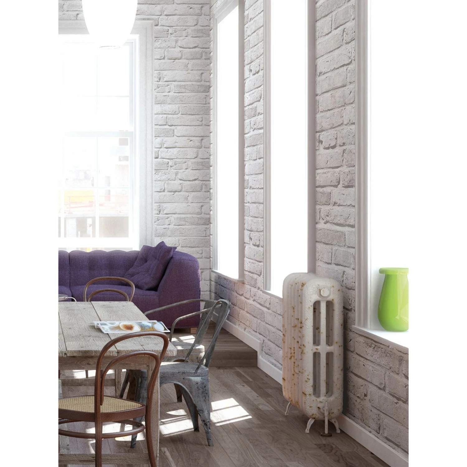 Vliestapete BRICK - Stein grau - 10 Meter 4 Vliestapete BRICK - Stein grau - 10 Meter – Bild 4