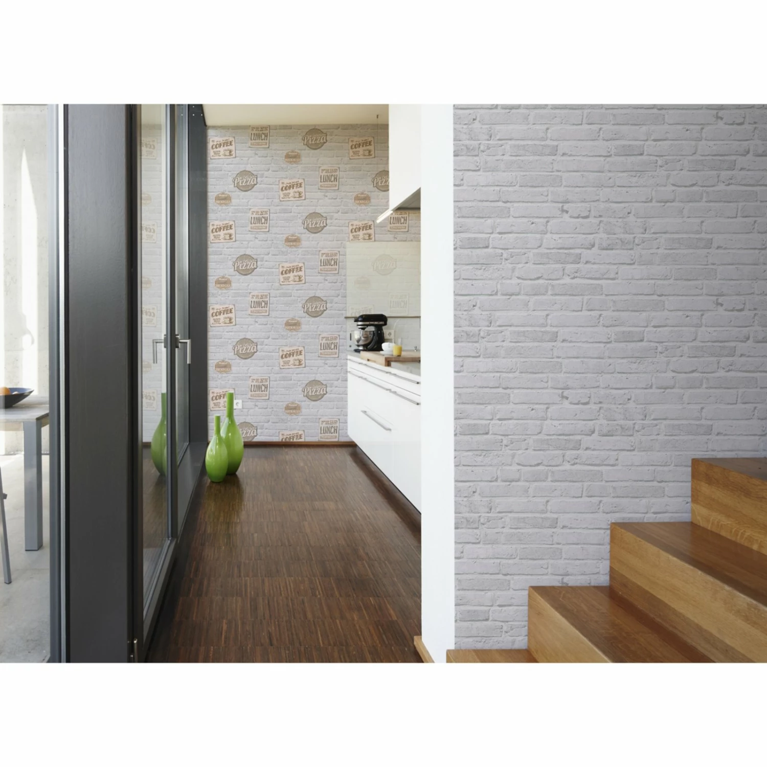 Vliestapete BRICK - Stein grau - 10 Meter 5 Vliestapete BRICK - Stein grau - 10 Meter – Bild 5