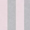 Vliestapete - grau-rose - Streifen - 10 Meter