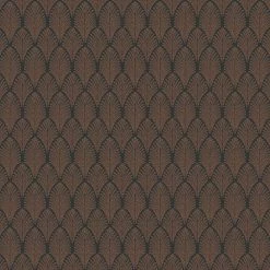 Vliestapete - Blumen - kupfer - 10 Meter