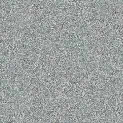 Vliestapete - Blätter - anthrazit - 10 Meter