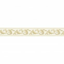 Vinyl-Borte ONLY BORDER - creme-gold - 8 cm