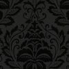 Vliestapete BAROCK - schwarz - 10 Meter