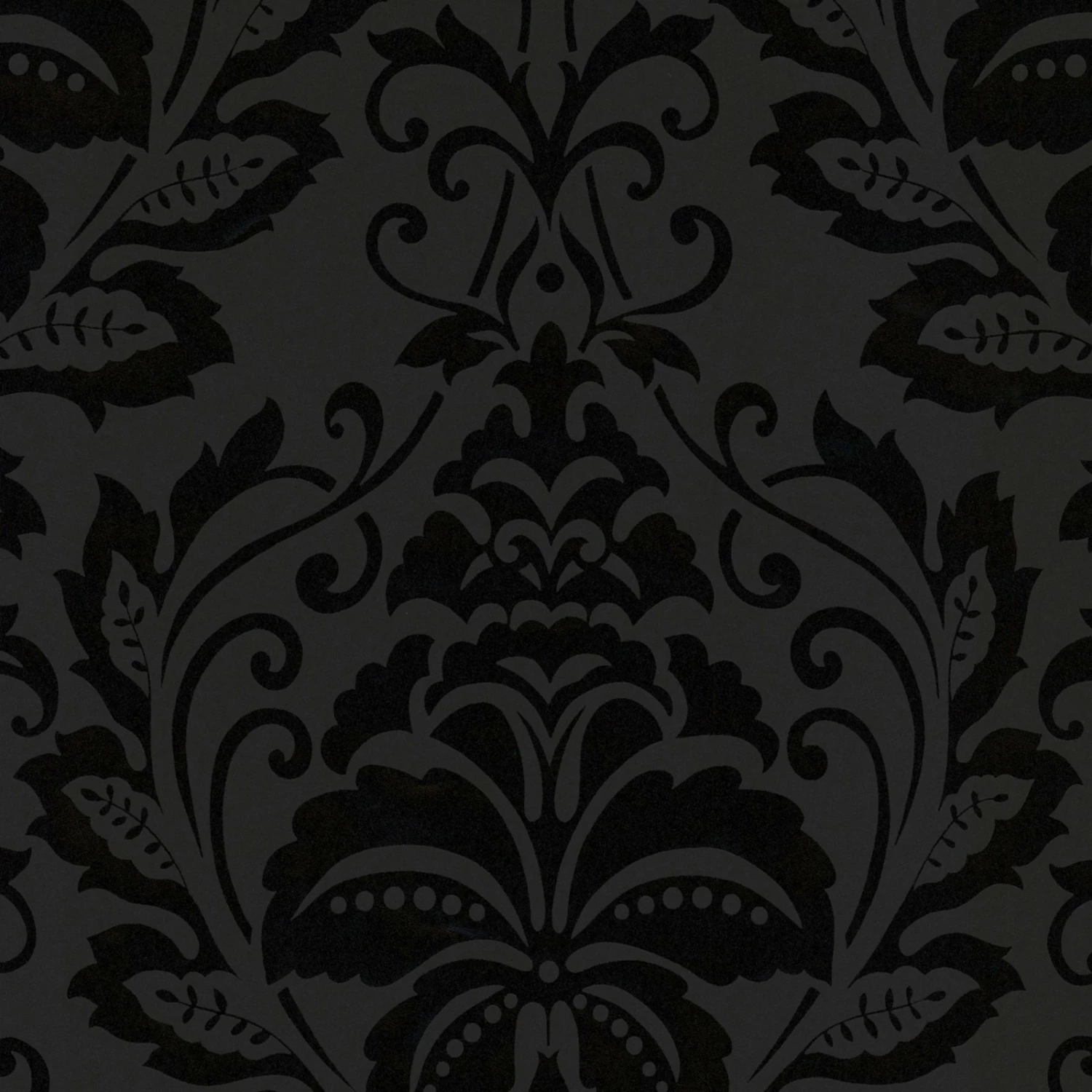 Vliestapete BAROCK - schwarz - 10 Meter 1 Vliestapete BAROCK - schwarz - 10 Meter