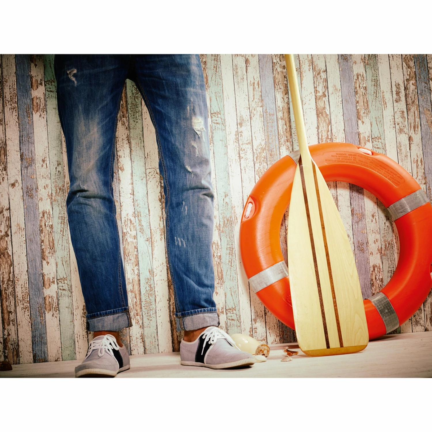 Vliestapete DEKORA NATUR 6 - Holz - blau-grün - 10 Meter 4 Vliestapete DEKORA NATUR 6 - Holz - blau-grün - 10 Meter – Bild 4