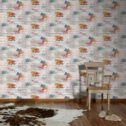 Papiertapete GRAFFITI - bunt - 10 Meter -Baumarkt Verkaufsgeschäft 2002021300 03 1600Wx1600H