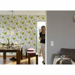 Vinyltapete - silber uni - 10 Meter -Baumarkt Verkaufsgeschäft 2002025700 03 1600Wx1600H