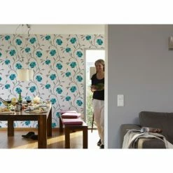 Vinyltapete - silber uni - 10 Meter -Baumarkt Verkaufsgeschäft 2002025700 04 1600Wx1600H