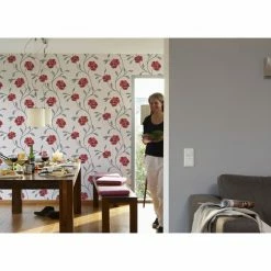 Vinyltapete - silber uni - 10 Meter -Baumarkt Verkaufsgeschäft 2002025700 05 1600Wx1600H