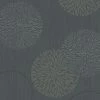Vliestapete - grau-schwarz - metallic - 10 Meter