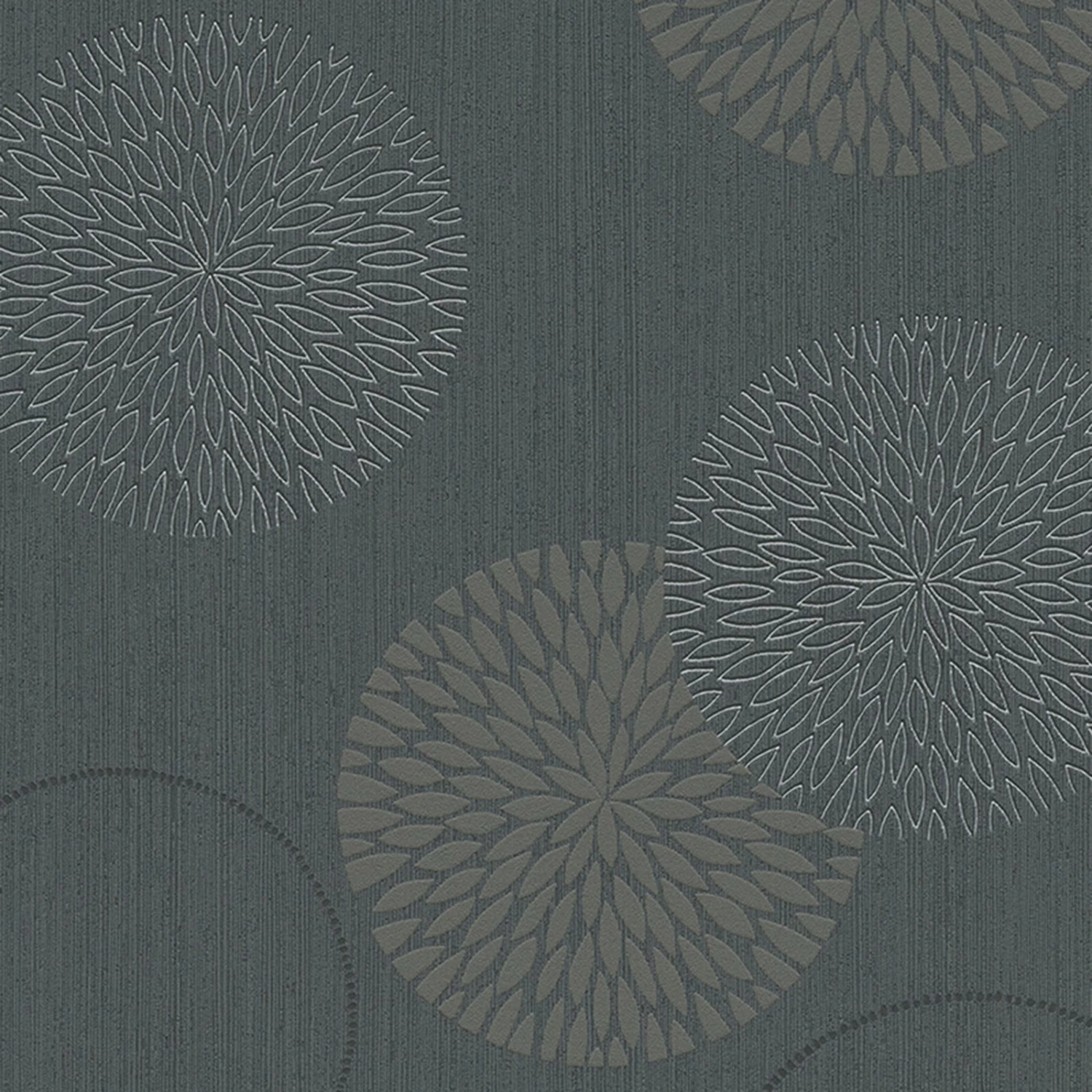 Vliestapete - grau-schwarz - metallic - 10 Meter 1 Vliestapete - grau-schwarz - metallic - 10 Meter