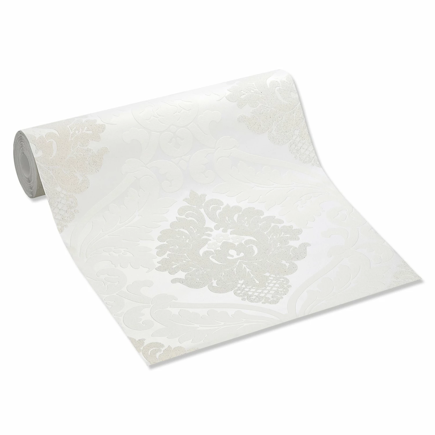 Vliestapete BLING BLING - weiß - Barock - 10 Meter 2 Vliestapete BLING BLING - weiß - Barock - 10 Meter – Bild 2