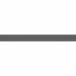 Vlies-Borte - anthrazit - graphic - 4 cm