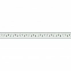 Vinyl-Borte ONLY BORDERS 7 - grau-weiß - metallic - 5 cm