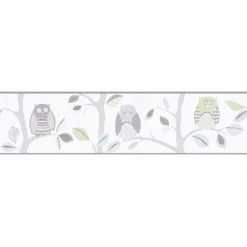 Vinyl-Borte KIDS PARTY - natur - Eulen - 13 cm