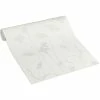 profitan Vliestapete - creme - Blumenranke - 10 Meter