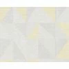 Vinyltapete BJÖRN - gelb-grau - 10 Meter