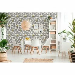 Vliestapete - weiß - floral - 10 Meter -Baumarkt Verkaufsgeschäft 2002040901 05 1600Wx1600H