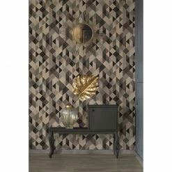 Vliestapete SCANDINAVIAN 2 - schwarz-braun - 10,05 Meter -Baumarkt Verkaufsgeschäft 2002051700 04 1600Wx1600H