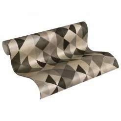 Vliestapete SCANDINAVIAN 2 - schwarz-braun - 10,05 Meter