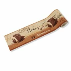 Vinyl-Borte - beige-braun - Kaffee - 13,3 cm