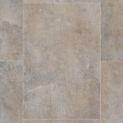 PVC-Bodenbelag - grau-beige - 4 Meter