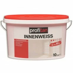 profitan Innenweiß Wand- und Deckenfarbe - matt - 10 Liter
