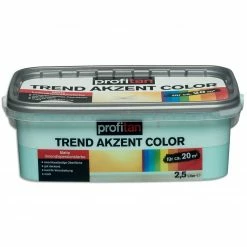 profitan Wandfarbe Trend Akzent Color - lagune matt - 2,5 Liter