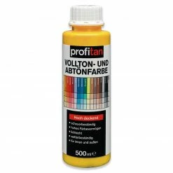 profitan Vollton- und Abtönfarbe - sonnengelb - 500 ml