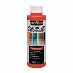 profitan Vollton- und Abtönfarbe - signalrot - 500 ml