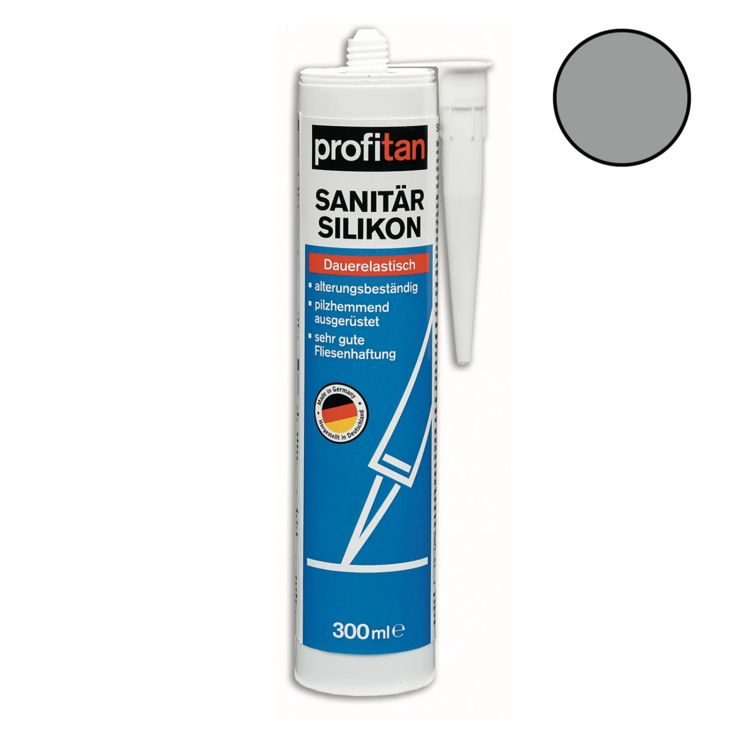 profitan Sanitär-Silikon - grau - 300 ml 1 profitan Sanitär-Silikon - grau - 300 ml