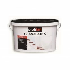 profitan Glanz-Latexfarbe - weiß - für innen - 2,5 Liter
