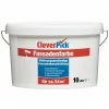 CleverPick Fassadenfarbe - weiß - 10 Liter