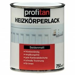 profitan Heizkörperlack - weiß seidenmatt - 750 ml